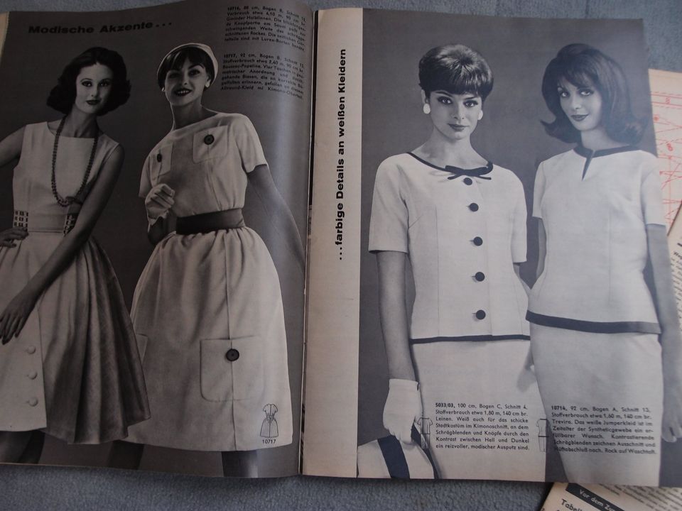 Beyer Mode Magazin Sommer 7/1961 Modetrend 50er 60er Rockabilly in Bietigheim-Bissingen