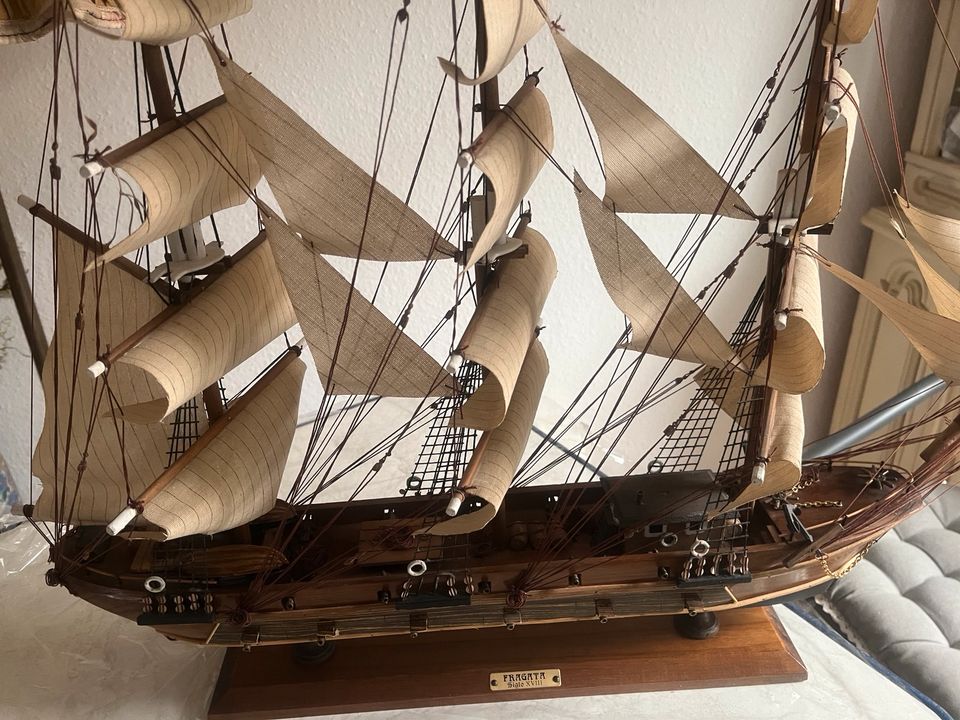 Modell  Segelschiff-Fragata Siglo XVIII in Falkensee