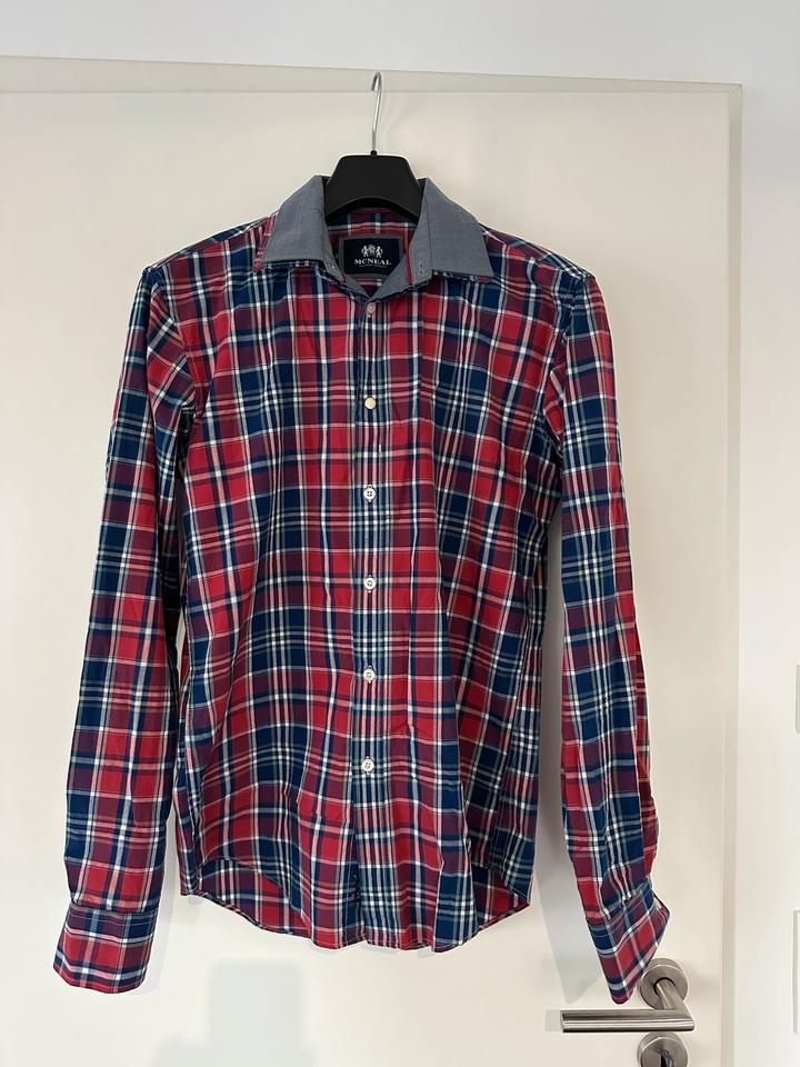 McNeal Smartes Herren Hemd Karo  Rot blau Größe S in Hilden