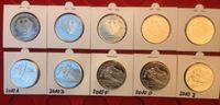 Alle 5 x 10 Euro 2010 Alpine Ski WM komplett A+D+F+G und J Silber Sachsen-Anhalt - Eisleben Vorschau