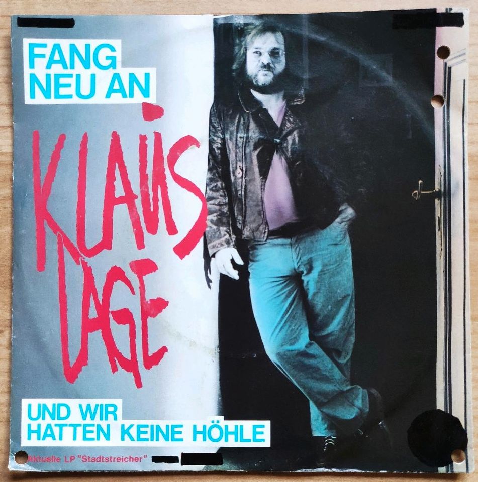 Klaus Lage - Fang neu an / 7" Single / Vinyl / Schallplatte in Siegen