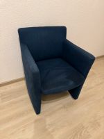 Sessel Alcantara Stoff modern elegant blau Stuhl Niedersachsen - Pattensen Vorschau