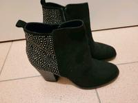 Catwalk❤Stiefeletten❤Stiefel❤Gr40 Schuhe Glitzer Strass Ankleboot Bayern - Ostheim Vorschau