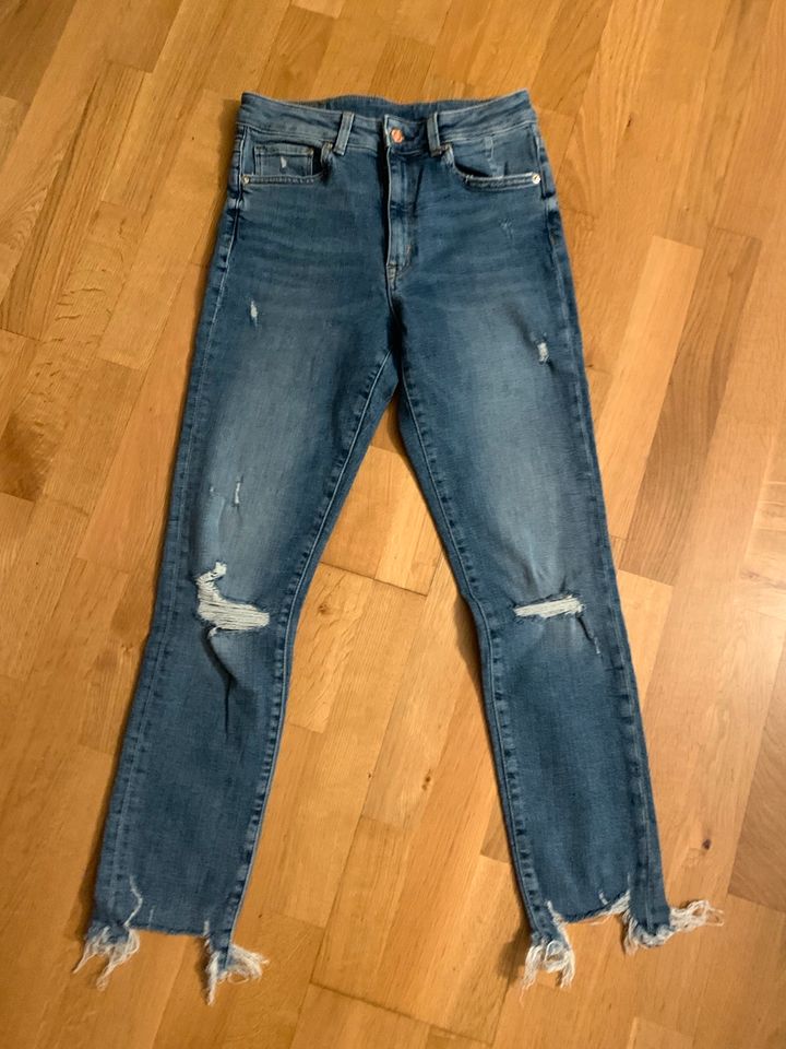 Skinny High Waist Ankle Length Jeans H&M Gr. 27 in Heroldsberg