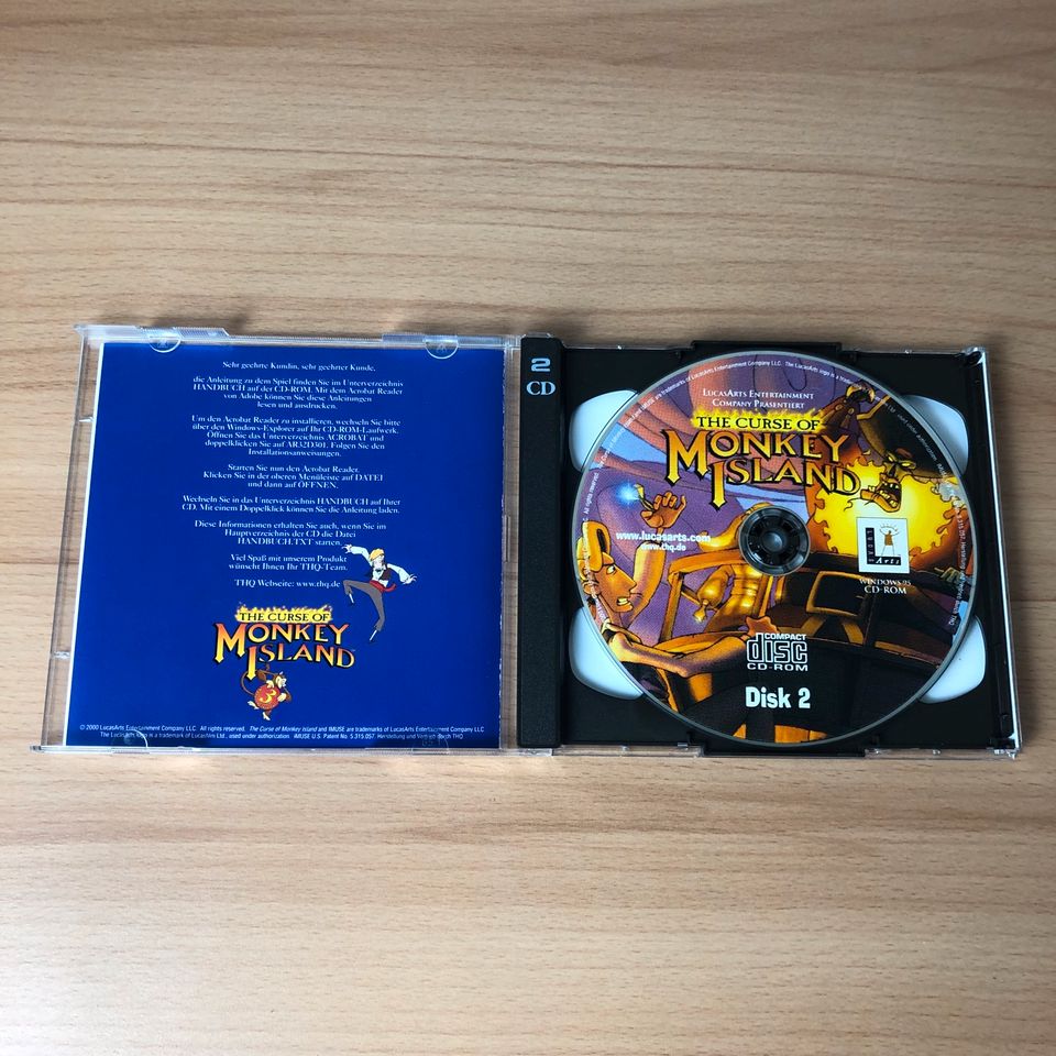 The Cruse of Monkey Island 3 PC Spiel NUR DISK 2 in Heidenheim an der Brenz