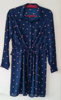2000er y2k H&M Kleid Gr. S / 36-38 blau Blusenkleid Langarm Innenstadt - Köln Altstadt Vorschau