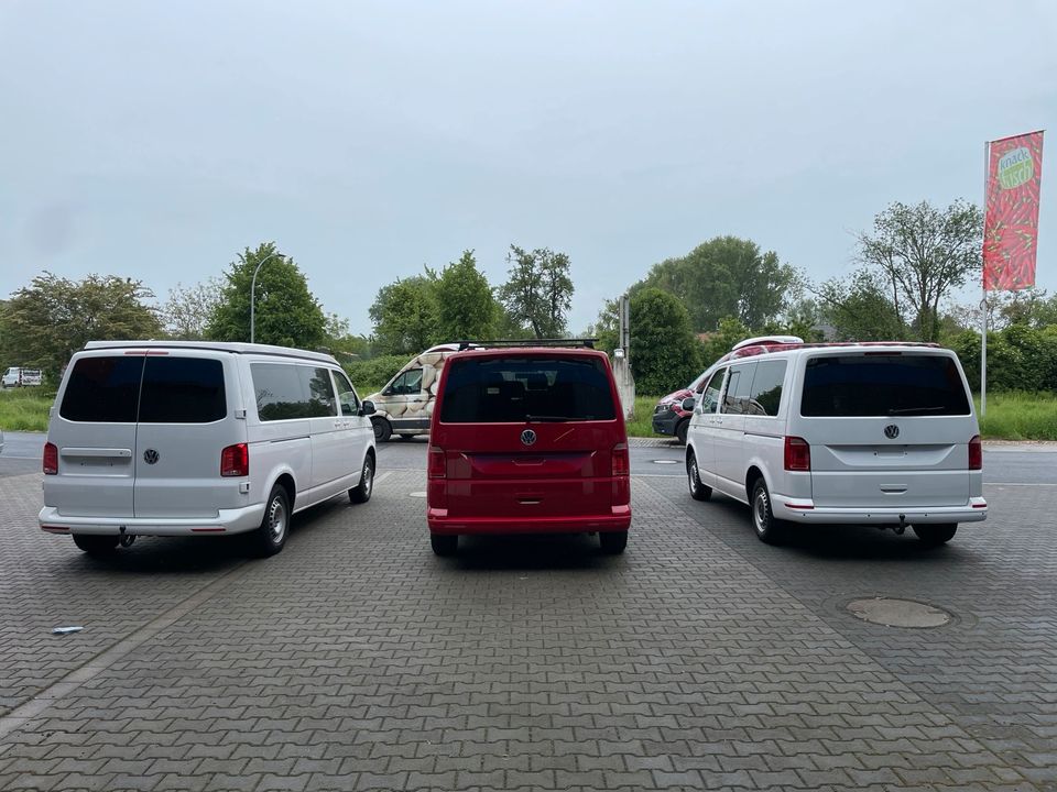 VW T6 Lang Camper Wohnmobil 5-Sitze 102PS Leder in Mönchengladbach