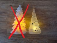 Deko Weihnachtsbaum Acryl leuchtet inkl. Batterien Sachsen-Anhalt - Merseburg Vorschau