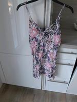 H&M Sommerkleid mit geblümt in weiss/rosè in Gr. 36 Saarland - Wadgassen Vorschau