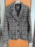 Esprit Blazer Jacke kariert grau braun 38 Saarbrücken-Mitte - St Johann Vorschau