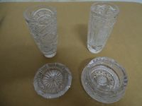 2 Vasen aus Kristallglas + 2 Aschenbecher aus Kristallglas 70er Baden-Württemberg - Reichenbach an der Fils Vorschau