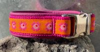 Halsband pink orange mit hochwertiger Aluschnalle Pudel Chihuahua Nordfriesland - Sankt Peter-Ording Vorschau