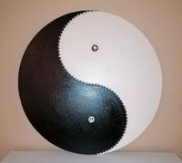 Yin-Yang Leinwand Einzelstück selbstgemacht diy Strass Acry Kunst Schleswig-Holstein - Schleswig Vorschau