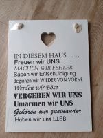 Einzugsgeschenk, Holzschild "in diesem Haus" *NEU* Nordrhein-Westfalen - Lippstadt Vorschau