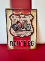 Blechschild Route 66 usa Deko Werkstatt Motorrad Häfen - Bremerhaven Vorschau