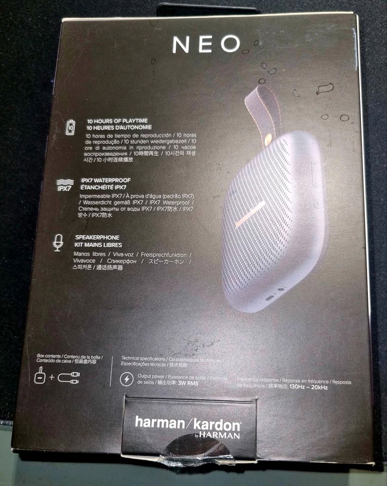 LAUTSPRECHER BT HARMAN KARDON NEO PORTABLE NEU in Gelsenkirchen