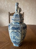 Königliche Royal Delfter Porzellan Vase Urne blau weißer Foo Hund Hessen - Michelstadt Vorschau