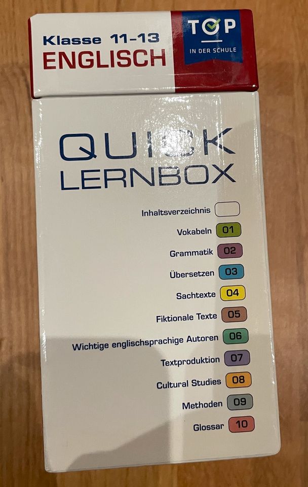 Quick Lernbox Englisch / 250 Lernkarten Klasse 5-10 & 11-13 in Kastl