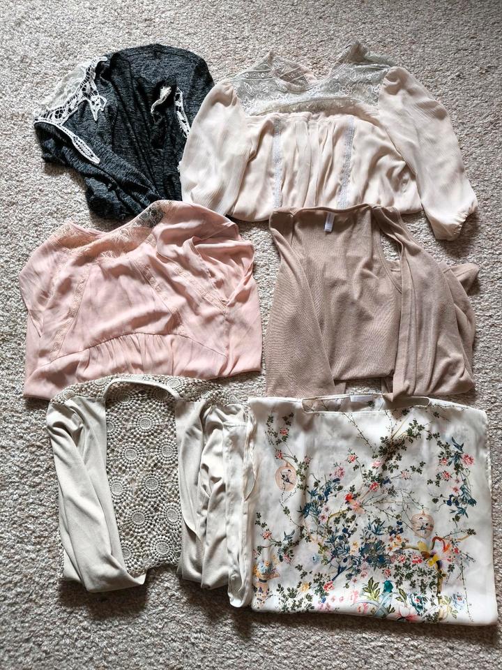 Damen Kleiderpaket Romantik Spitze Bluse Shirt top M 38 rosa in Mendig