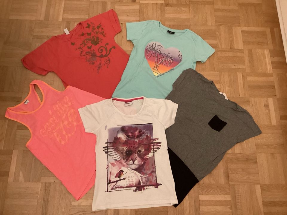 Süße T-Shirts von Zara, H&M. Yigga usw., Gr. 146/152 in Iserlohn