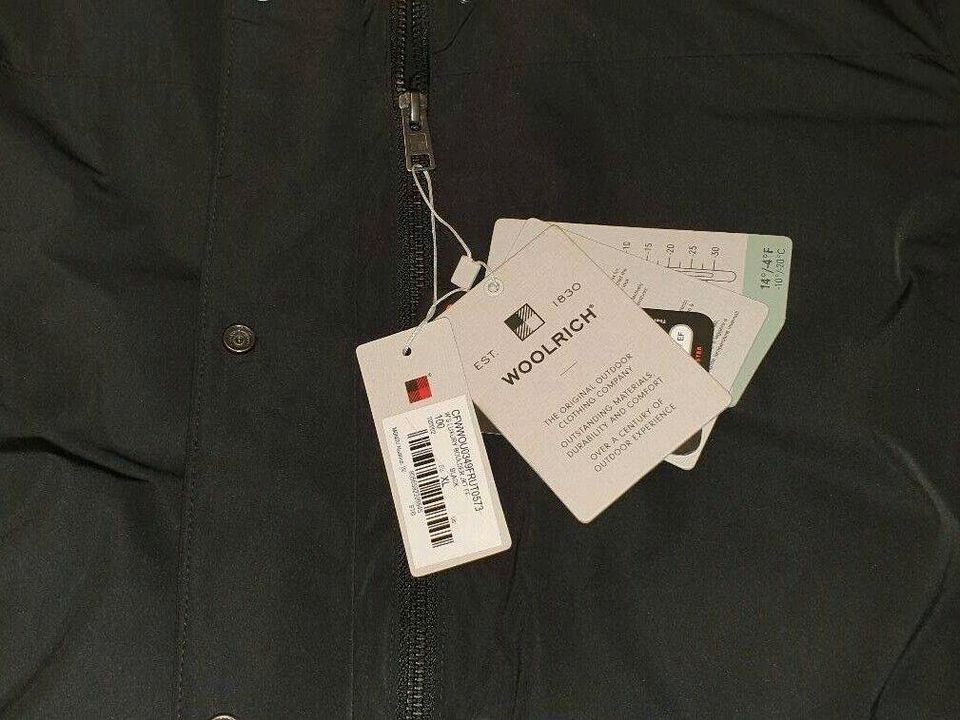 WOOLRICH Luxury Boulder Jacke Parka Gr 42 XL schwarz NEU Etikett in Köln