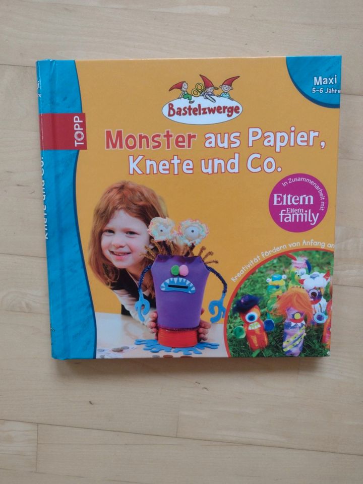 nagelneues Buch Bastelzwerge Monster aus Papier, Knete und Co. in Bad Schönborn