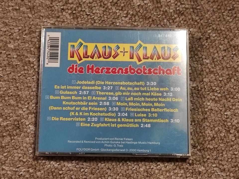 CD Klaus+Klaus Die Herzensbotschaft Klaus und Klaus in Oppach