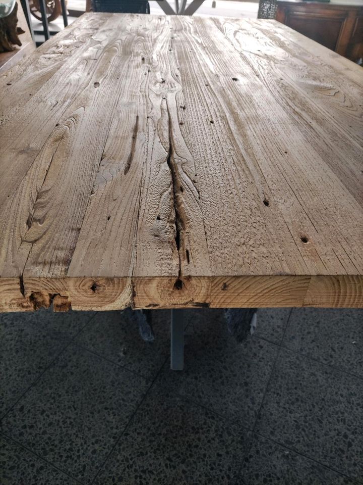 Tischplatte Esstisch Schreibtisch Küchentisch massiv Teak Holz in Duisburg