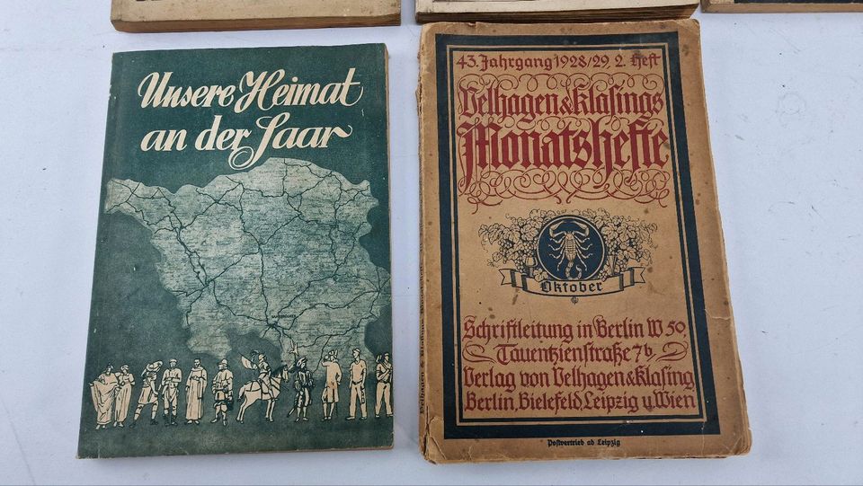8 Bücher Saar Bergbau Geschichte 1920 / 1930er Jahre in Heusweiler
