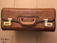 Koffer Aktenkoffer Pilotenkoffer Tasche Retro Vintage Leder Braun Sachsen - Meißen Vorschau