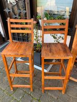 2 Barstühle aus Akazienholz + Bistrotisch für Balkon o. Terrasse Rheinland-Pfalz - Neustadt (Wied) Vorschau