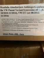 Westfalia Anhängerkupplung VW Passat CC ohne E-Satz Niedersachsen - Hemslingen Vorschau