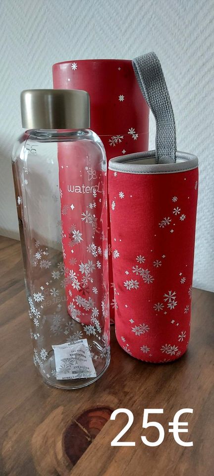 WATERDROP SNOW GLASS BOTTLE ☆Neu☆ in Brodenbach