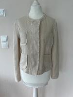 Mango Blazer S Jäckchen Jaquard creme weiß gold Druckknöpfe Bayern - Kempten Vorschau
