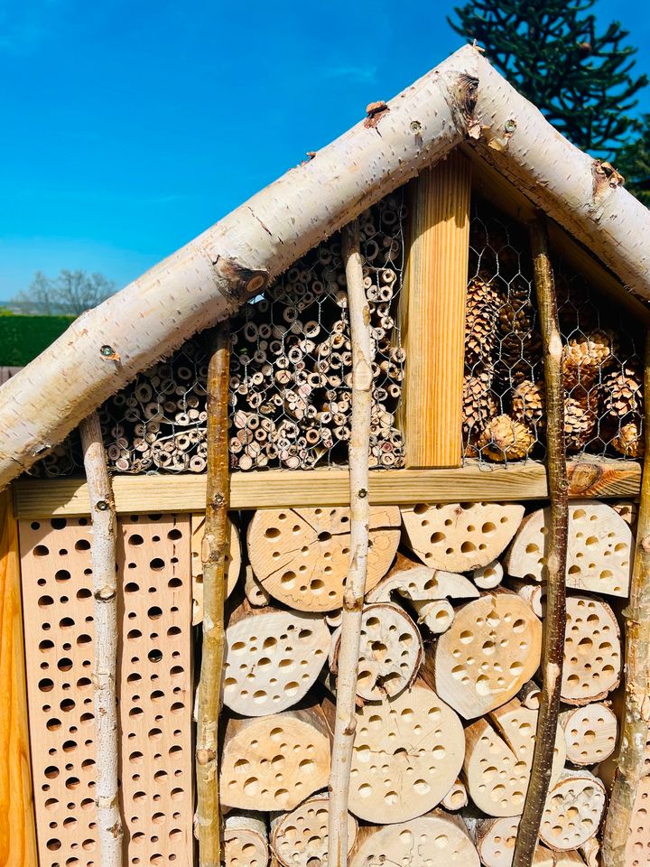 DARLUX Holz Insektenhotel XXL Wildbienen beidseitig in Dresden