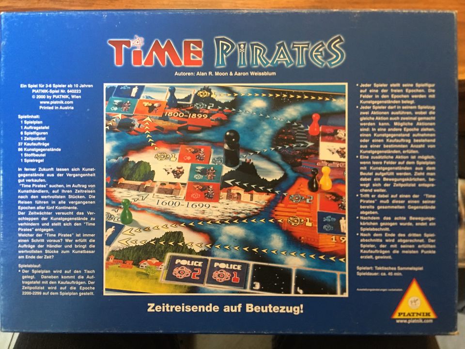 Brettspiel / Gesellschaftsspiel >Time Pirates< von Alan Moon in Fischbach (Arnsdorf)