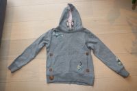 *TOP* Hoodie für Mädche, grau mit Blumen, Größe 146/152 Bayern - Rain Lech Vorschau