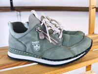 Rieker Damen Sneaker Schuhe Gr. 38 grün Sachsen-Anhalt - Magdeburg Vorschau