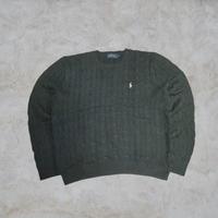 Ralph lauren Cable Knit Vintage Sweater Dunkelgrün | Größe: L Berlin - Treptow Vorschau