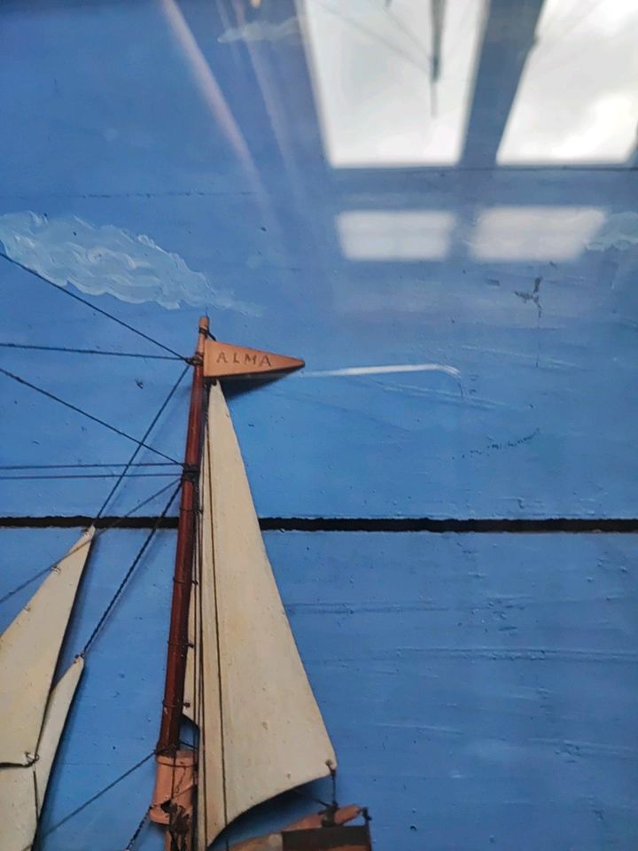 Schiffsmodell Modellschiff Maritim 3 Mastbark Antik in Hamburg