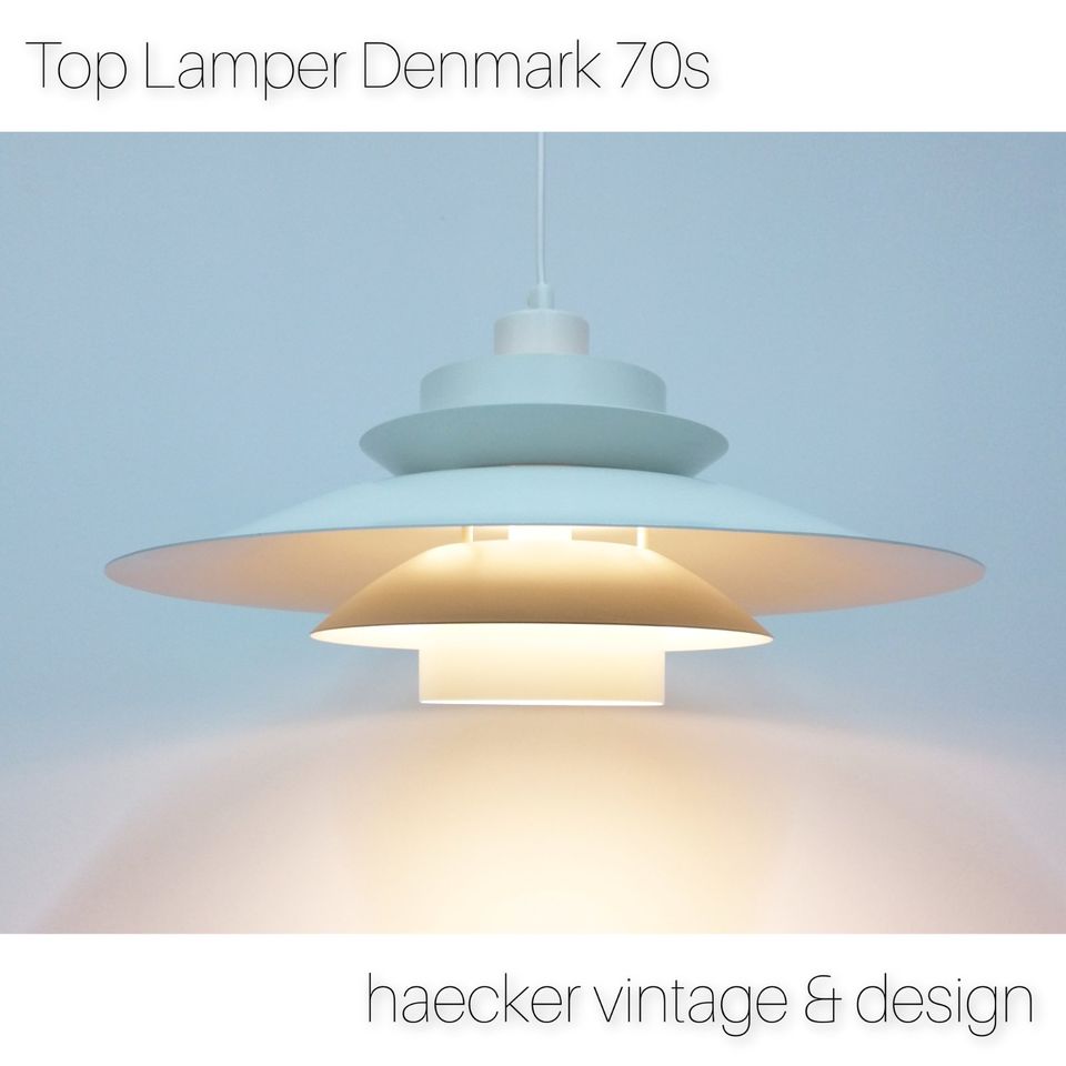 Lampe zu danish design zu 70er poulsen teak TOP LAMPER retro in Flensburg