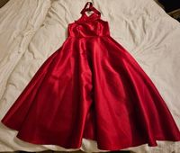 Cocktailkleid Abendkleid Satin rot Gr.36 Rheinland-Pfalz - Idar-Oberstein Vorschau