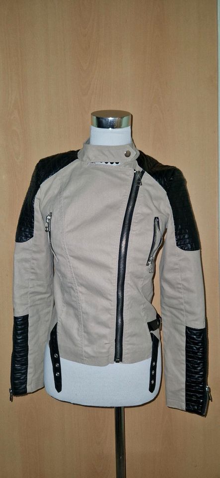 ANN CHRISTINE Damen Jacke Bikerjacke Jacket Blazer Leder Gr.XS/34 in Cottbus