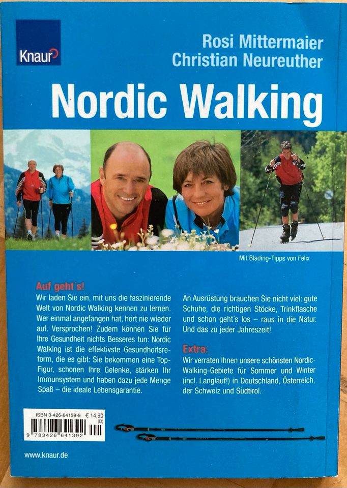 Nordic Walking mit Rosi AutogMittermaier und Christian Neureuther in München