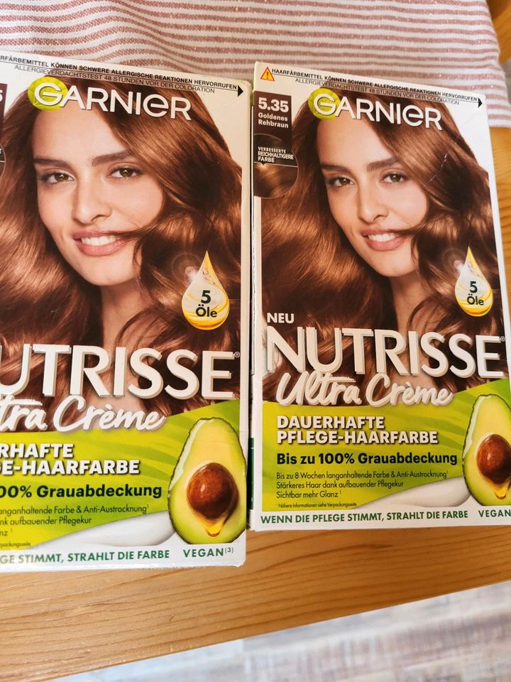 Haarfarbe garnier nutrisse Gold. Rehbraun in Alt Duvenstedt