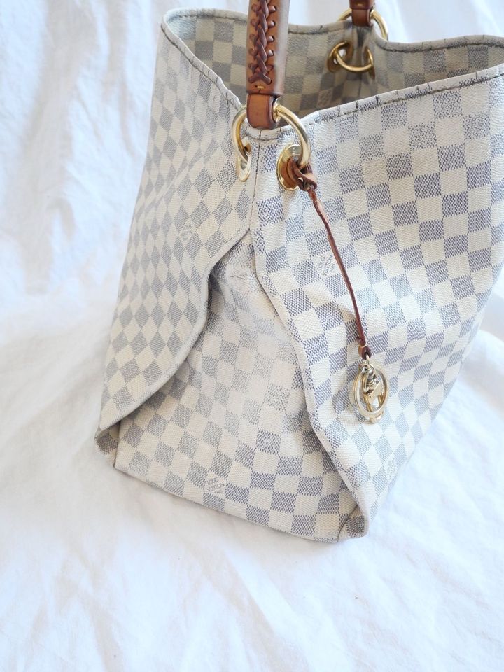 Louis Vuitton Artsy Damier Azur Weiß Tasche in München