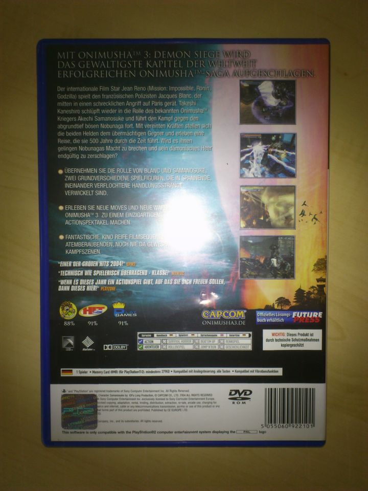 Onimusha 3 The Demon Siege PS2 Playstaion 2 in Hagen