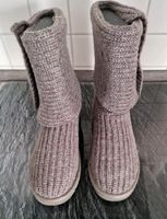 UGG Strickstiefel  Classic Cardy, grau Frankfurt am Main - Sachsenhausen Vorschau