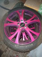 4x Felgen pink/lila 16" inkl Reifen Niedersachsen - Dersum Vorschau