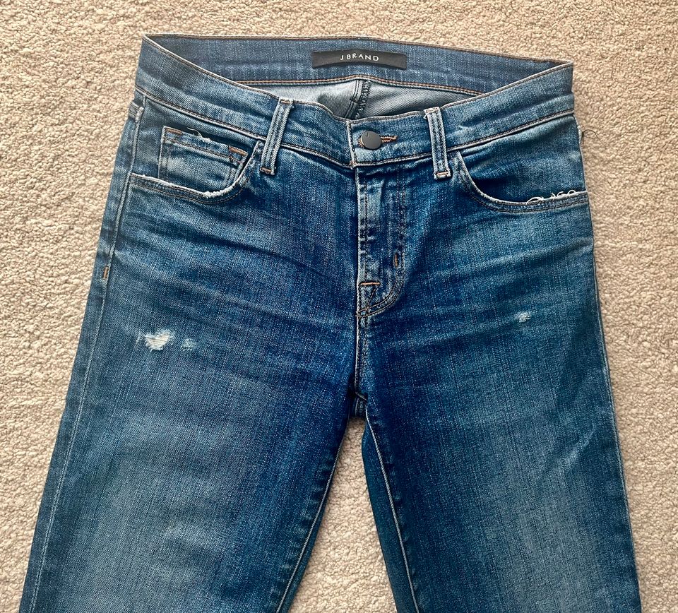 JBrand Ripped Jeans Bing Mother Used Look BoHo - Gr. 26 in Düsseldorf